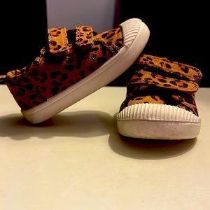 Cheetah print toddler shoes